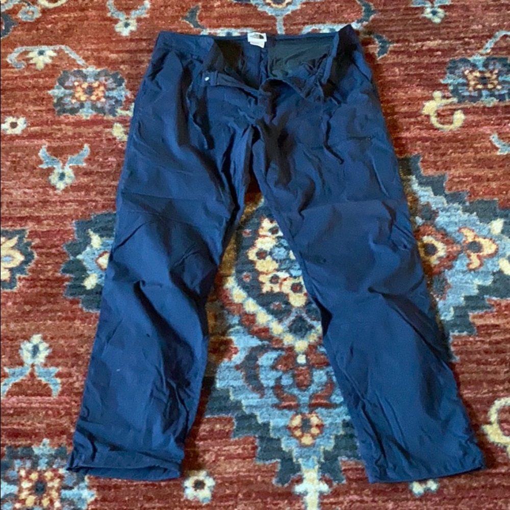 North face drawstring/zipper pants